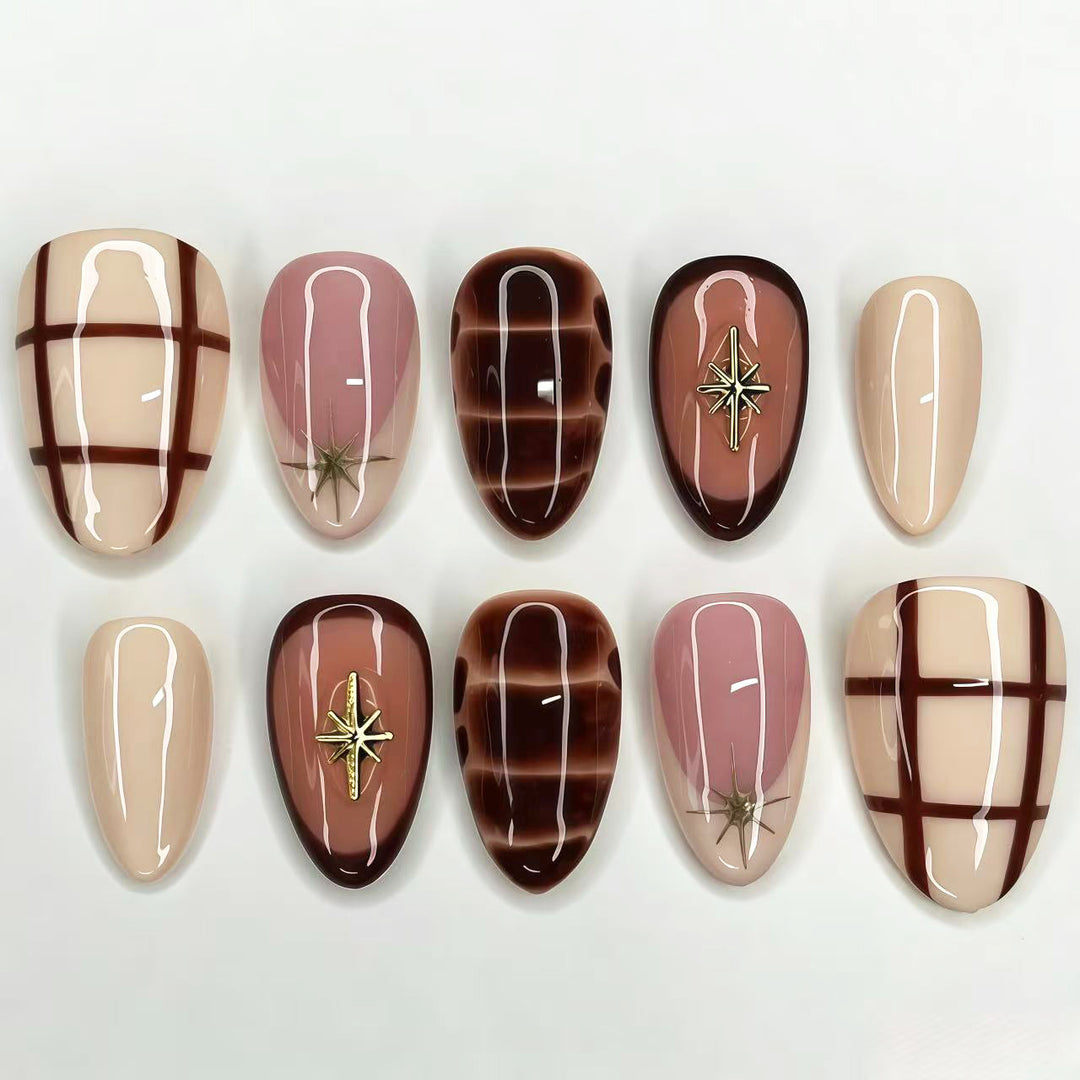 Creative Nail Design Press-On Set