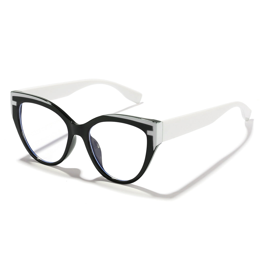 Damen trendige Katzenaugen Sonnenbrille mit hochwertigem Rahmen Karnz