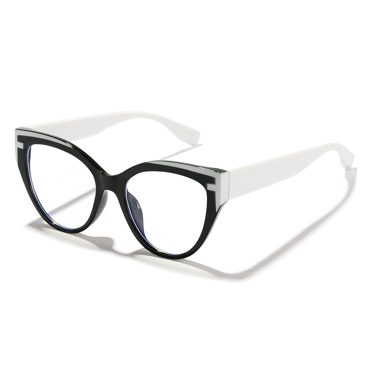 Damen trendige Katzenaugen Sonnenbrille mit hochwertigem Rahmen Karnz