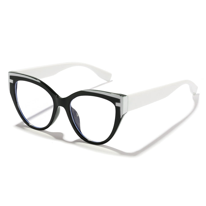 Damen trendige Katzenaugen Sonnenbrille mit hochwertigem Rahmen Karnz