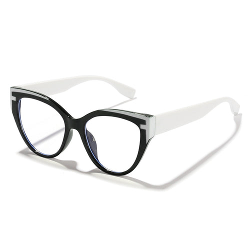 Damen trendige Katzenaugen Sonnenbrille mit hochwertigem Rahmen Karnz