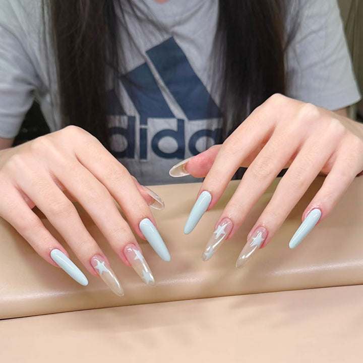Künstlerische Lange Stiletto-Nagelverzierungen Karnz