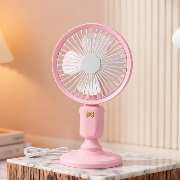 Damen Tragbarer Tischventilator mit flexibler Neigetechnologie und stilvollem Design Karnz