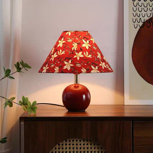 Dekorative Botanische Tischlampe