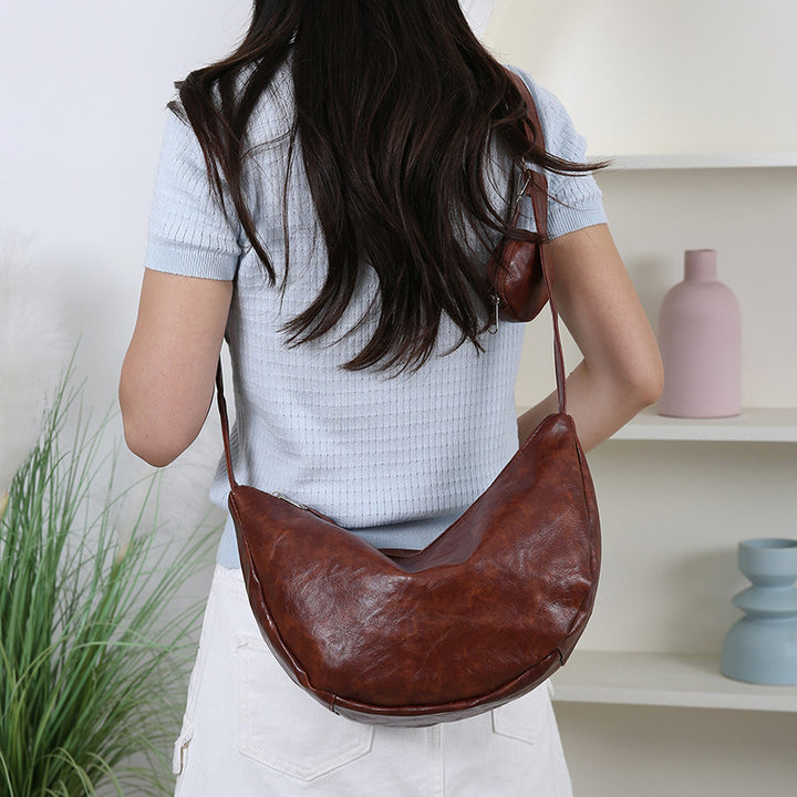 Stylische Vintage Schultertasche Karnz
