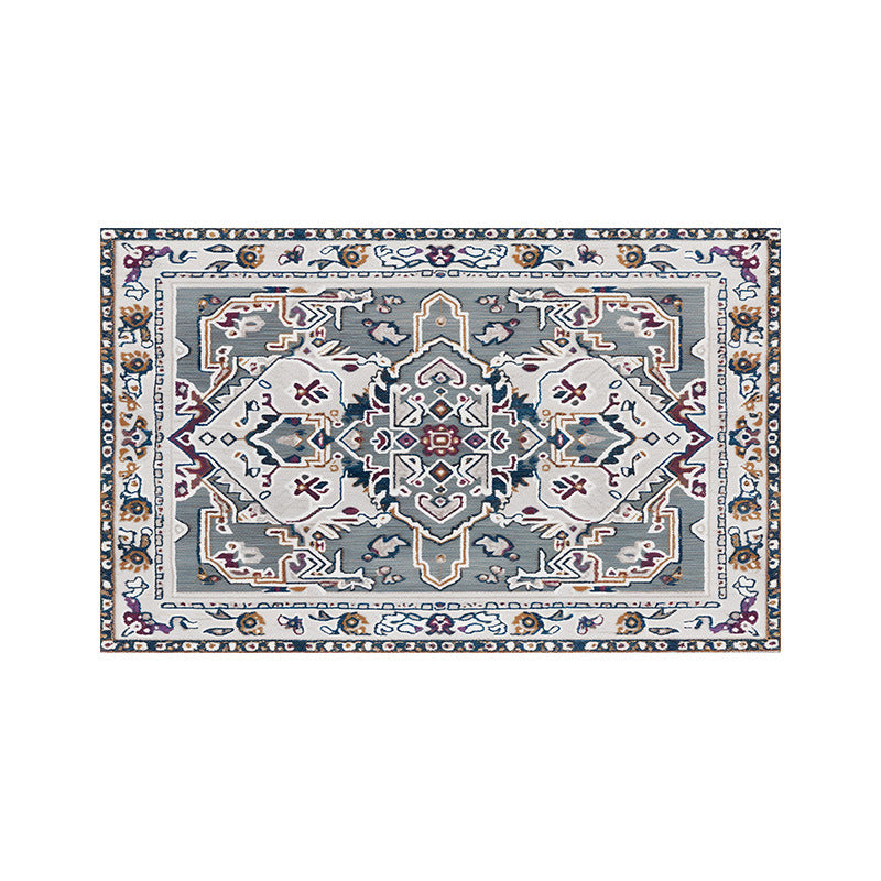 Vintage-inspirierter floraler Teppich Karnz