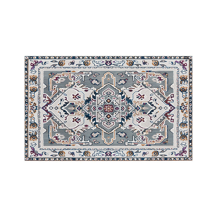 Vintage-inspirierter floraler Teppich Karnz