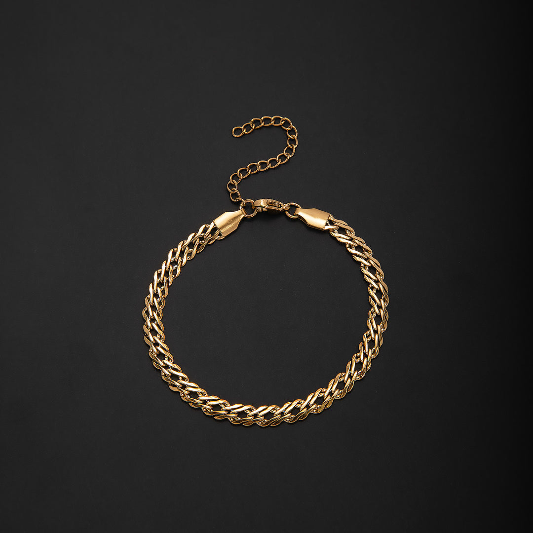 Stylische verwobene Kettenarmband Karnz