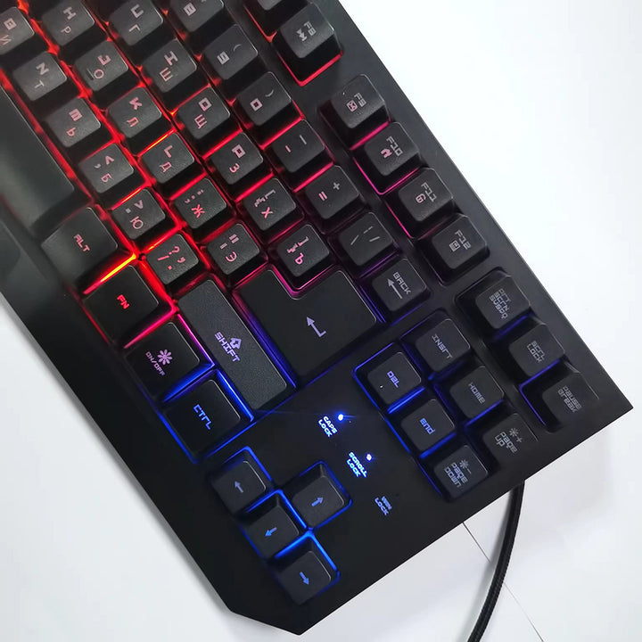 Mechanische Gaming-Tastatur mit Rgb-Hintergrundbeleuchtung Karnz