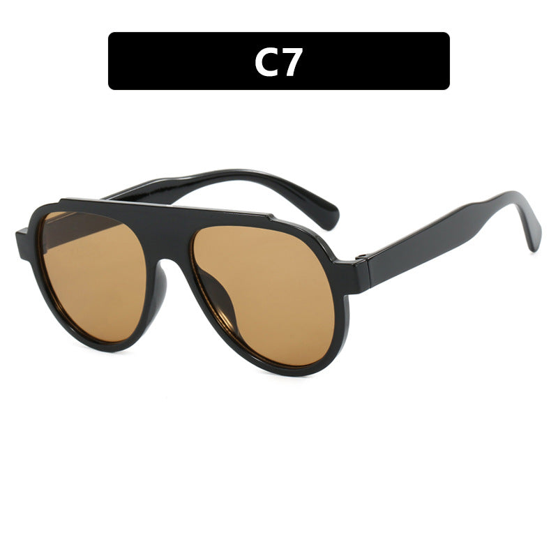 Damen Vintage-Style Sonnenbrille mit elegantem Kunststoffrahmen im Leopardenmuster Karnz