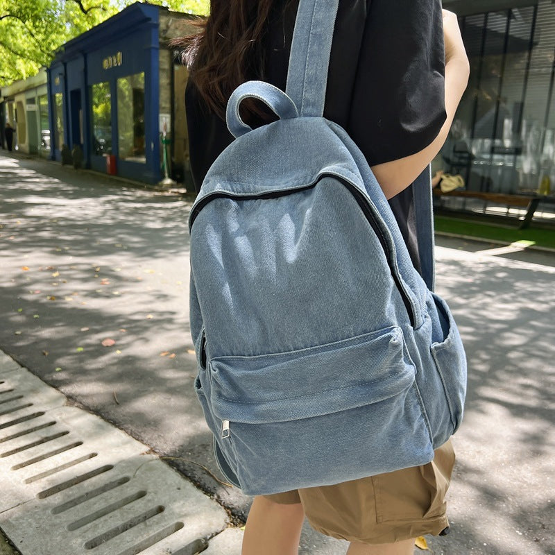 Stylische lässige Denim-Rucksack Karnz