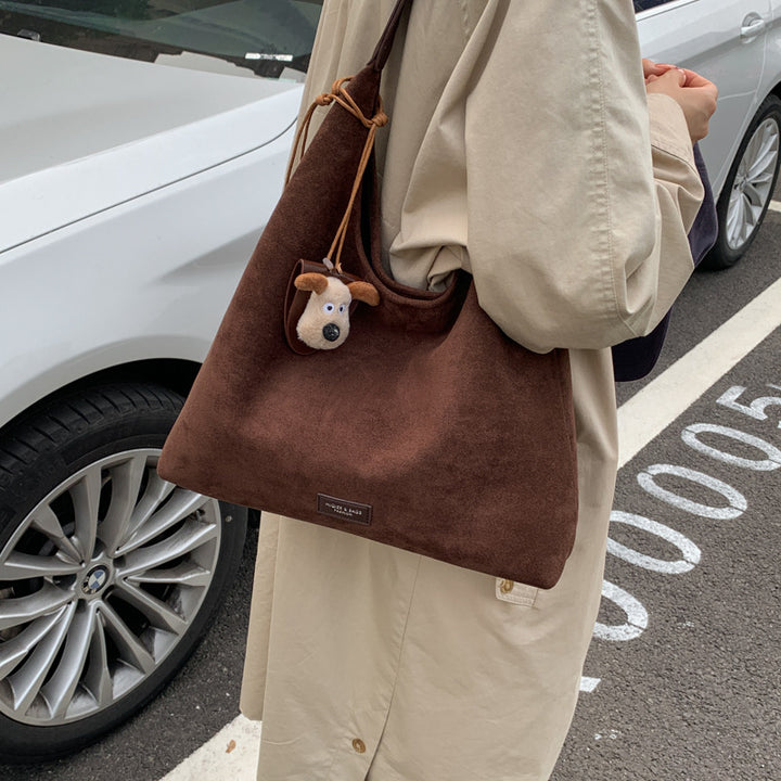 Premium Wildleder Slouchy Tote Bag Karnz