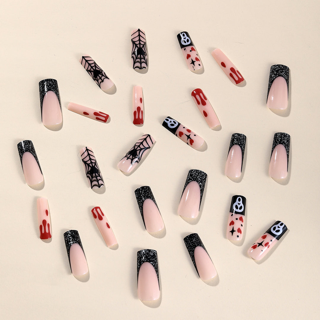Halloween-Themen Nagelkunst Verlängerungen Karnz