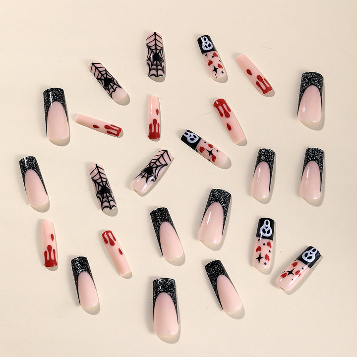Halloween-Themen Nagelkunst Verlängerungen Karnz
