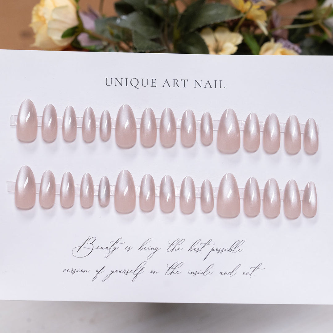 Elegante Long-Finish Press-On Nail Set