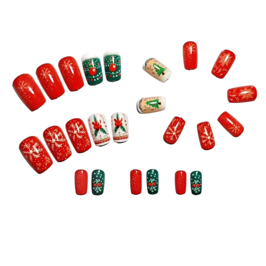 Festliches Feiertags-Nagelkunstset