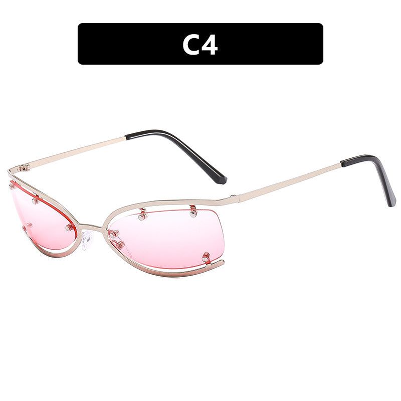 Damen Cat-Eye Sonnenbrille mit luxuriösen Akzenten und schützendem UV-Filter Karnz