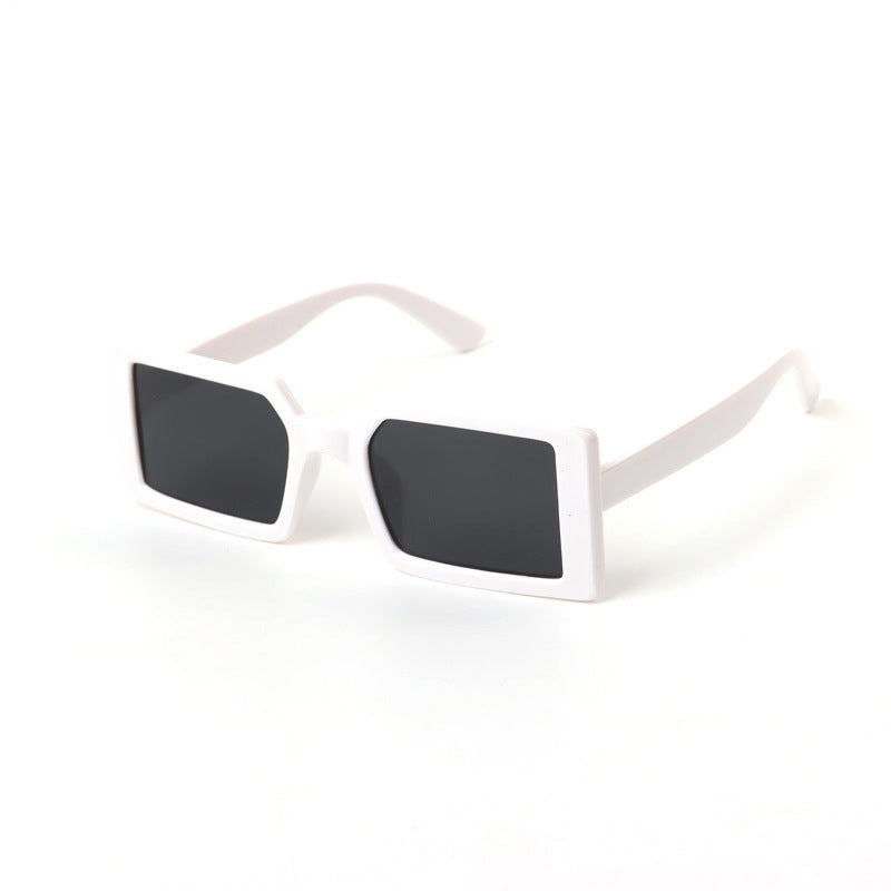 Damen modische transparente Eck-Sonnenbrille Karnz
