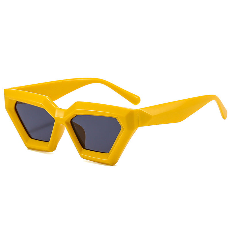 Damen Geometrische Sonnenbrille mit modernem Design Karnz
