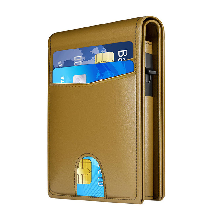 RFID-blockierendes Premium-Lederkartenetui Karnz