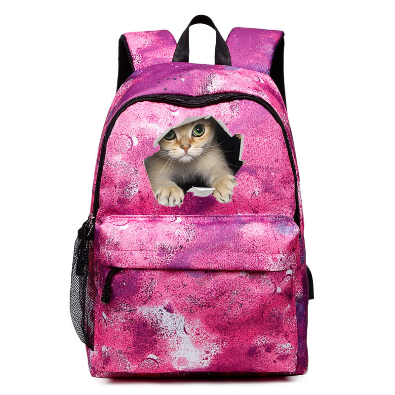 Katze-Themen Abenteuer Rucksack Karnz