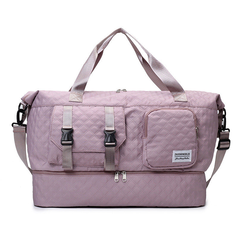 Premium gesteppte Wochenend-Duffel-Tasche