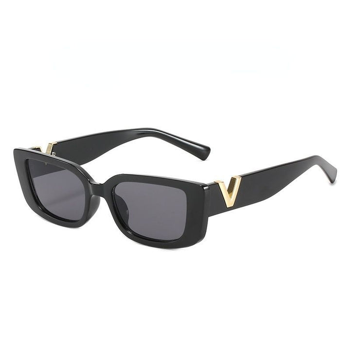 Damen modische Sonnenbrille mit markantem Print Karnz