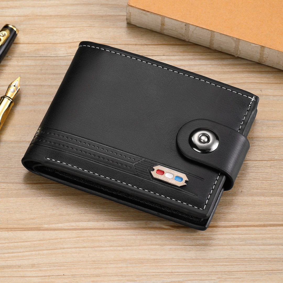 Premium Leder Bi-Fold Geldbörse