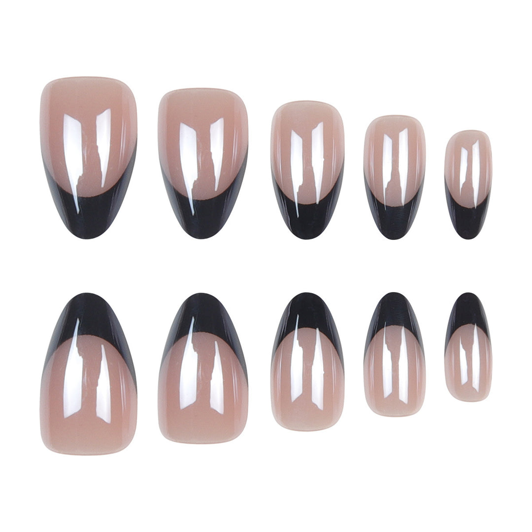 Glamouröse Stiletto Press-On Nägel mit Ombre-Finish Karnz