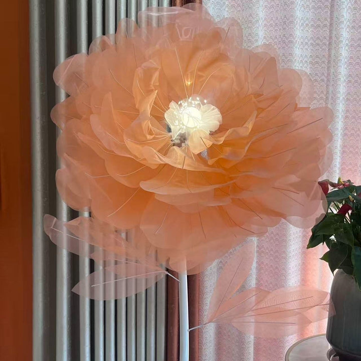 Florale dekorative Stehlampe