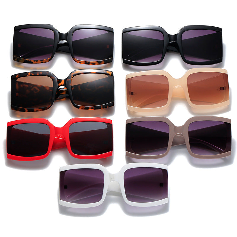 Damen Modische Oversize-Sonnenbrille Karnz