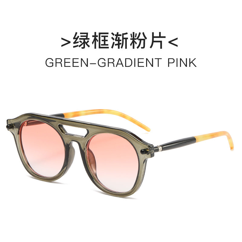 Damen exklusive Sonnenbrille mit auffälligem Schildkrötenmuster und robustem Rahmen Karnz