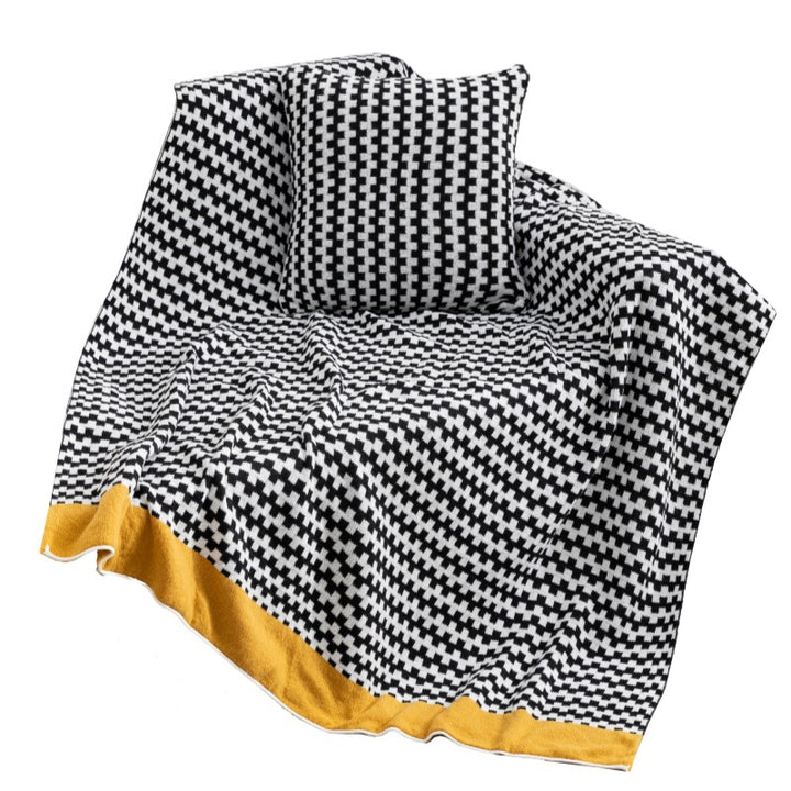 Gemütliche Strickdecke