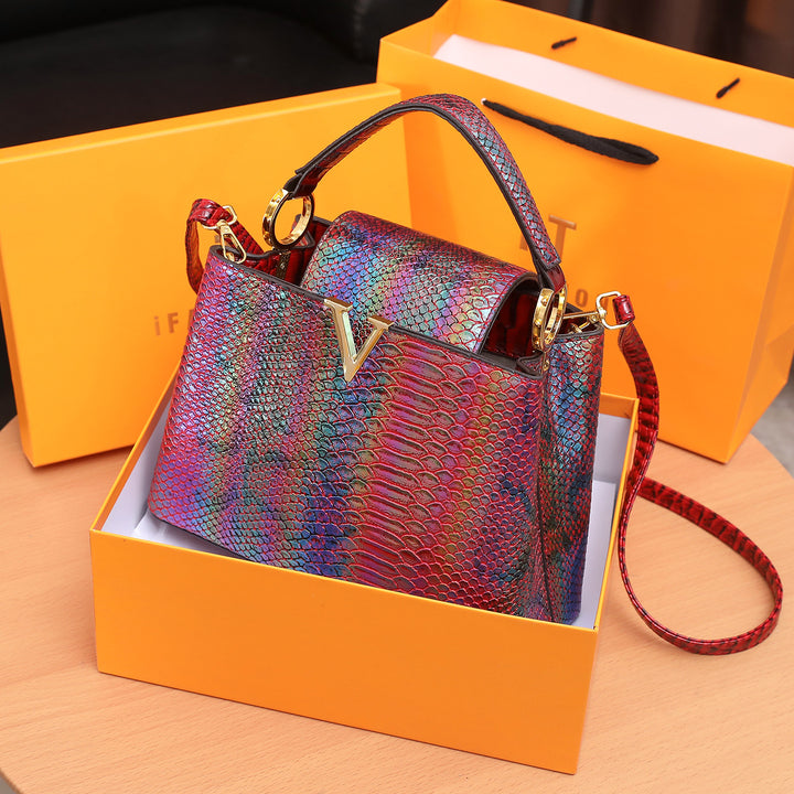 Statement Exotische Haut Handtasche