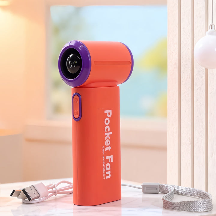 Damen Tragbarer Mini-Ventilator mit leistungsstarkem Akku und kompaktem Design Karnz