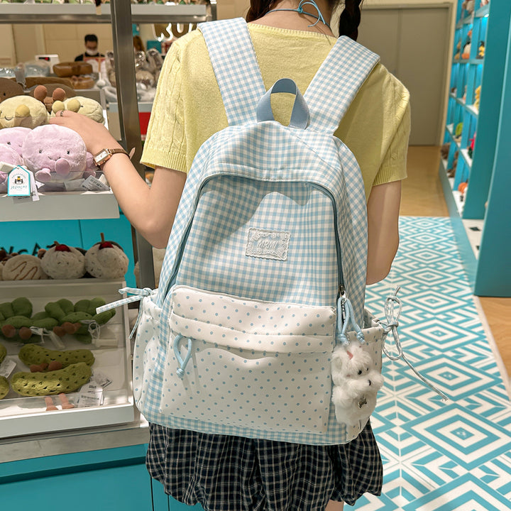 Chic Plaid Rucksack Karnz
