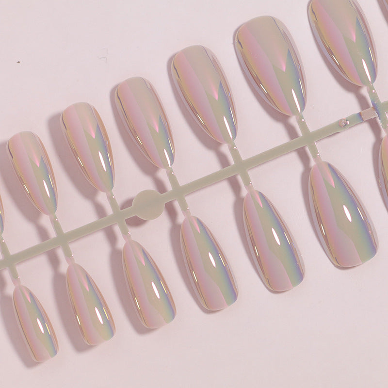 Iridescent Press-On Nail Tips Karnz