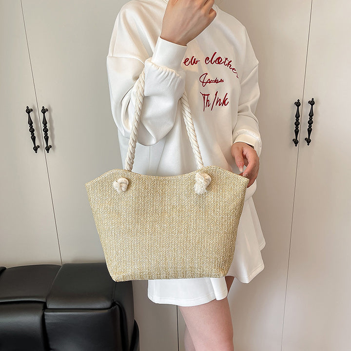 Woven Strandtas