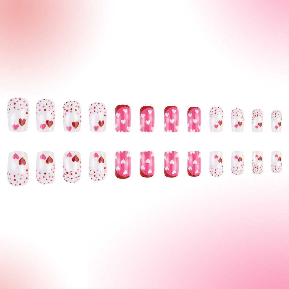 Herzmuster Press-On Nail Art Karnz