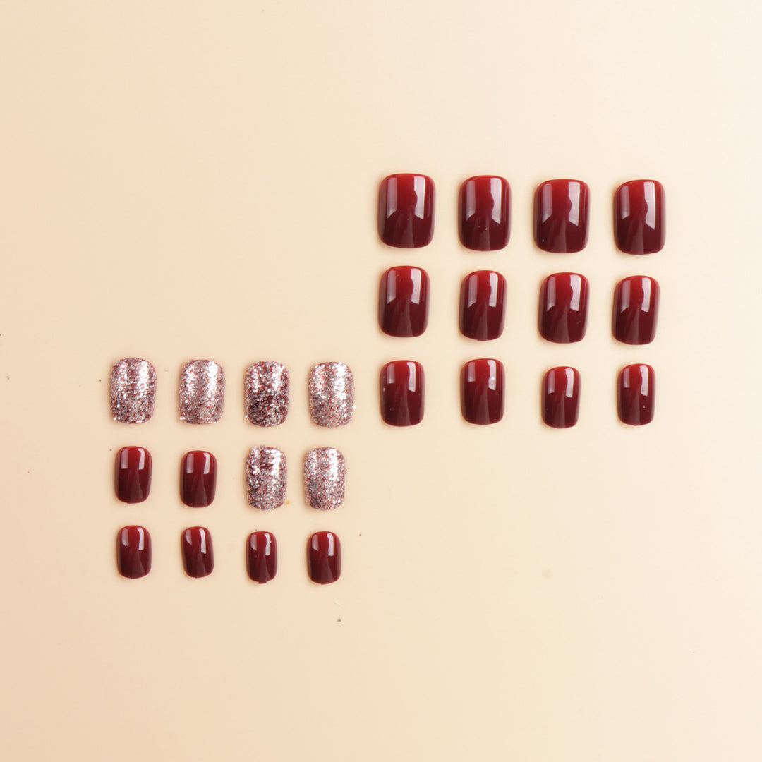 Glänzender Gel Press-On Nagel Set Karnz
