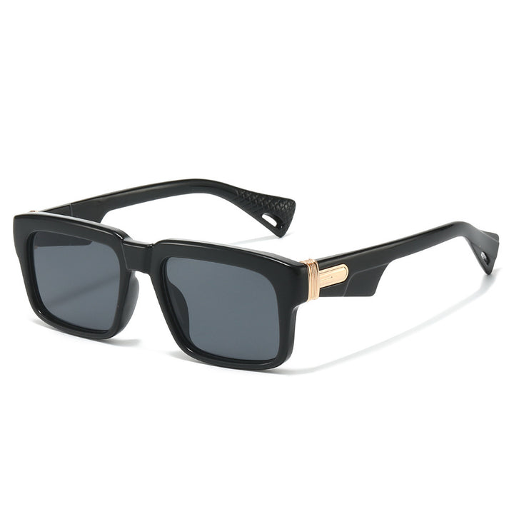 Chic Weitkrempige Quadratische Sonnenbrille Karnz