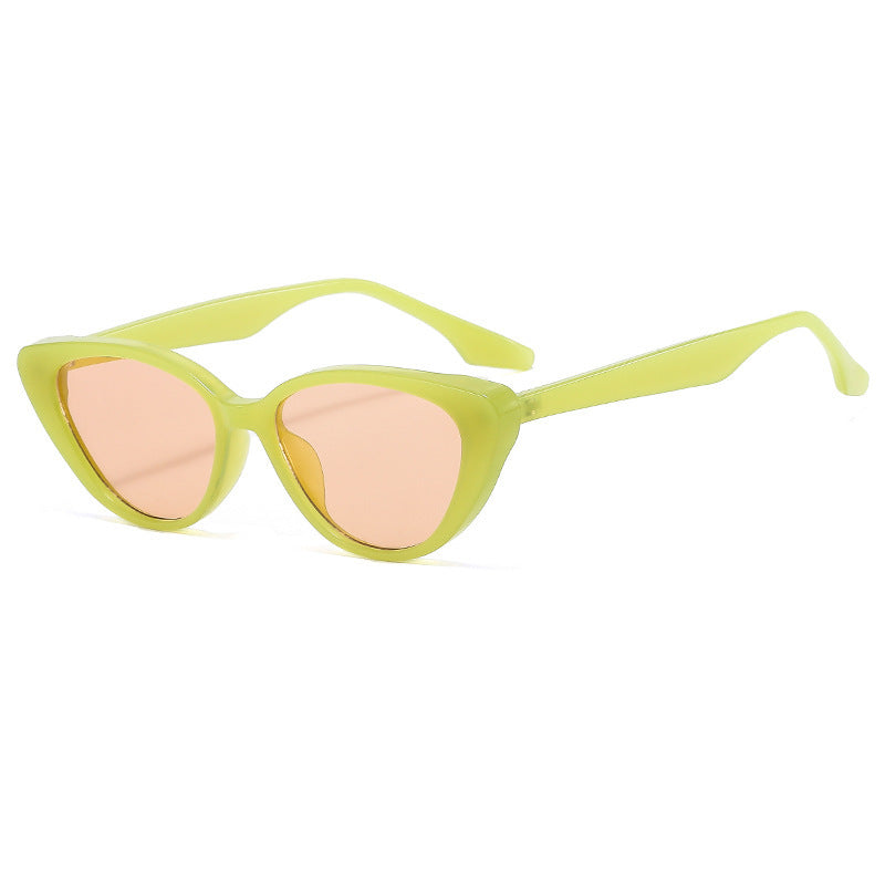 Damen Cat-Eye Sonnenbrille mit modernem extremen Rahmen Karnz