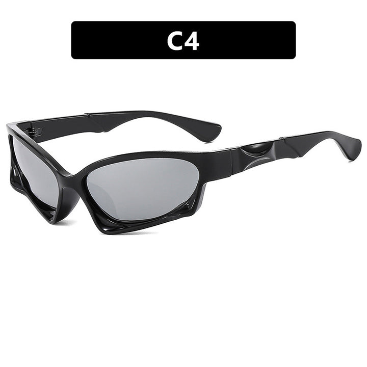 Damen sporty Sonnenbrille mit modernem, aerodynamischem Design Karnz