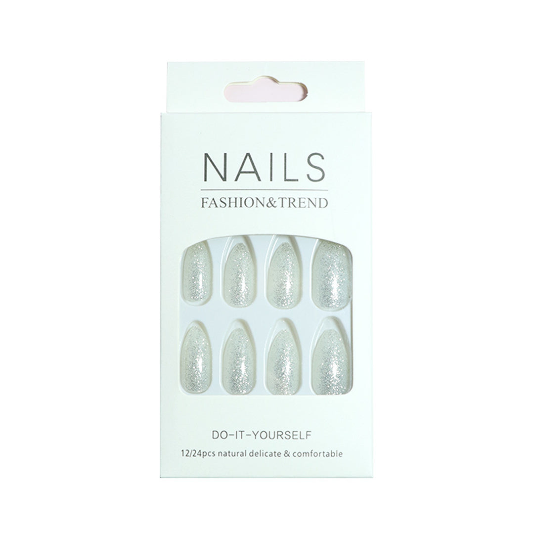 Sparkling Glamour Stiletto Press-On Nails Karnz