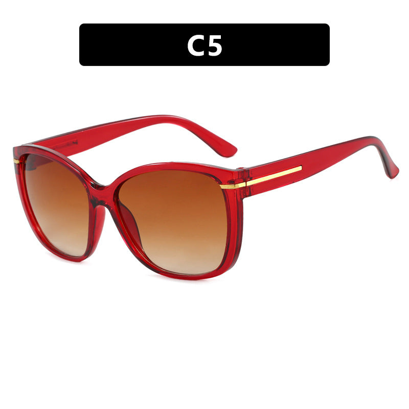 Damen oversized Sonnenbrille mit elegantem Kunststoffrahmen und schützendem UV-Filter Karnz