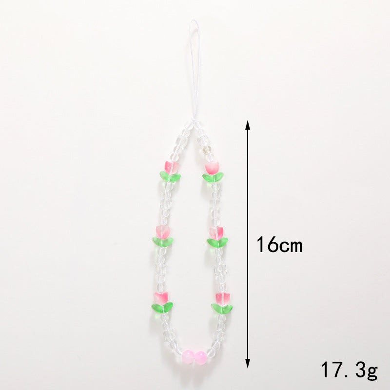 Floral Perlen Brillenhalter Karnz