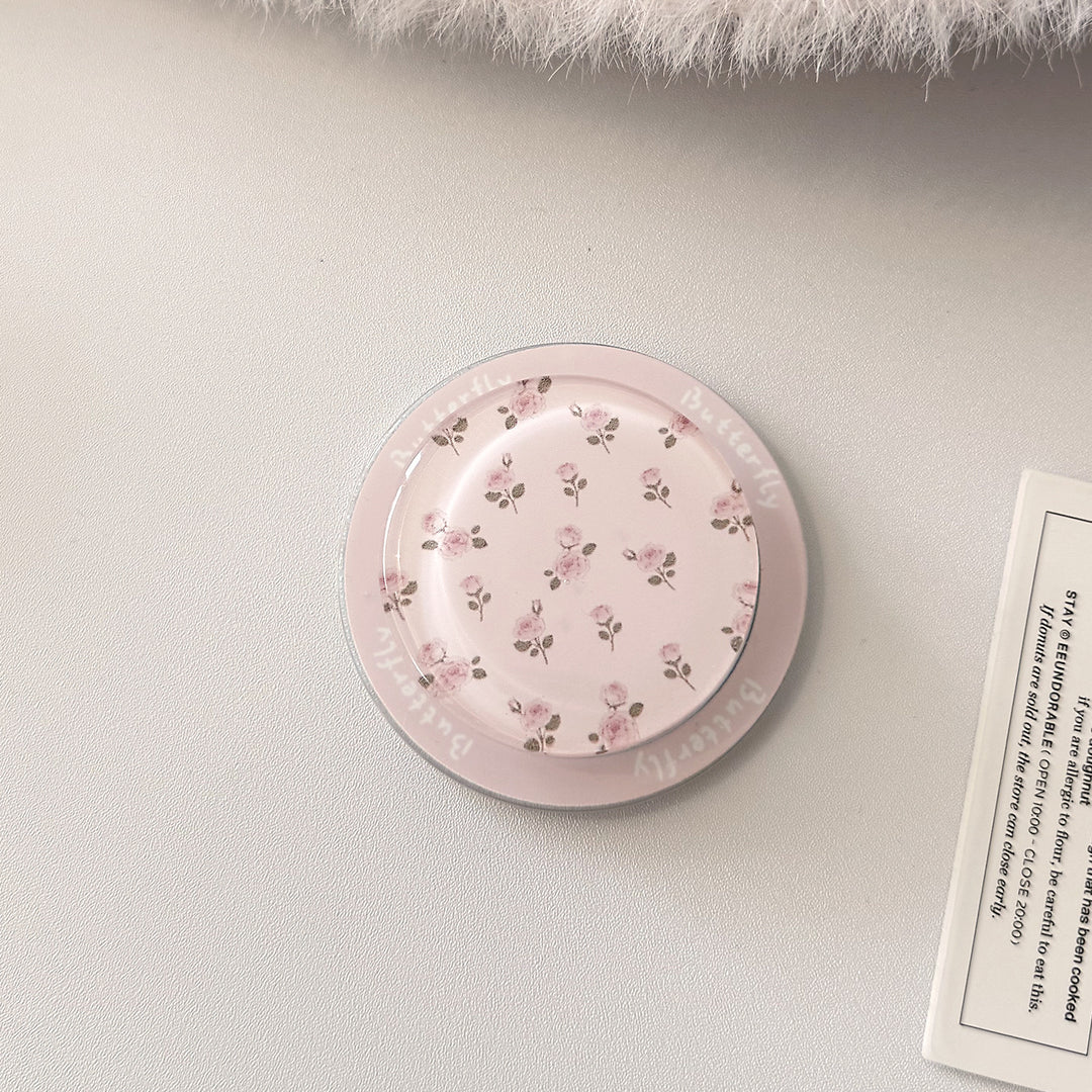 Dekorativer Keramik-Untersetzer mit floralem Design Karnz