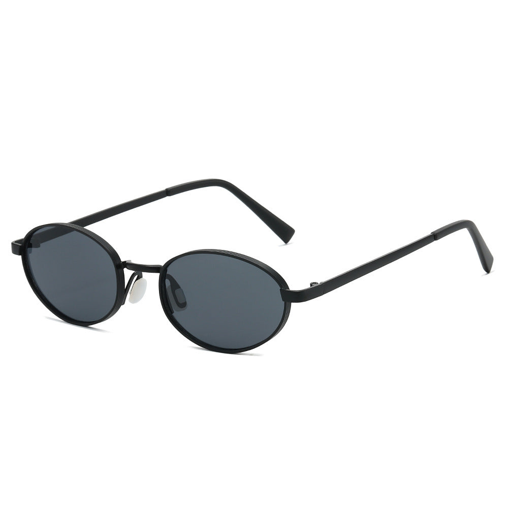 Moderne ovale Rahmen Sonnenbrille Karnz