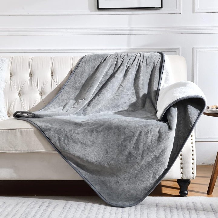 Ultra-Plush Sherpa gefütterte Decke Karnz