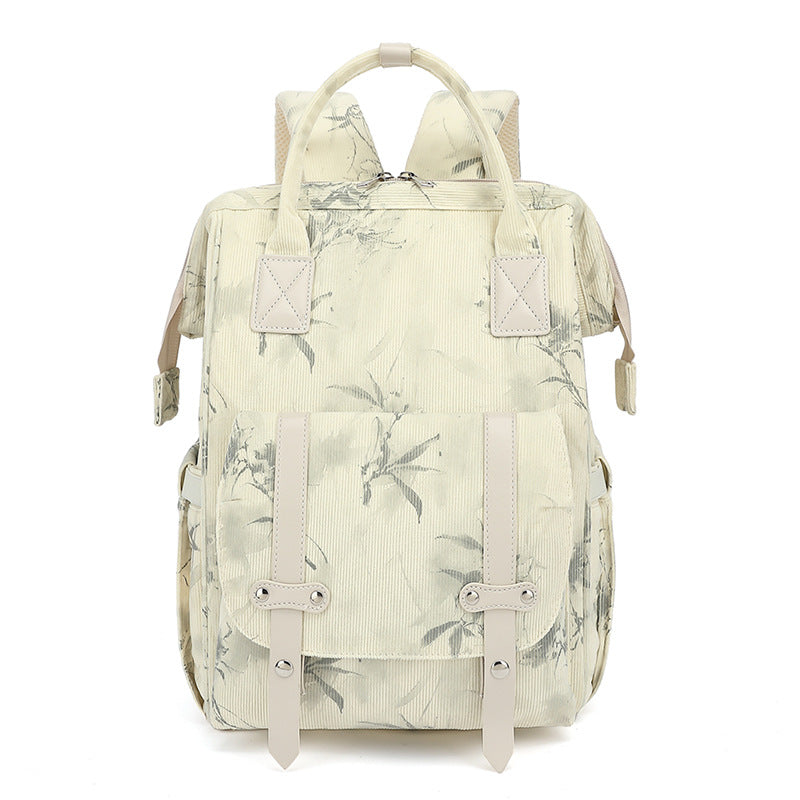 Stylischer Blumendruck Rucksack Karnz